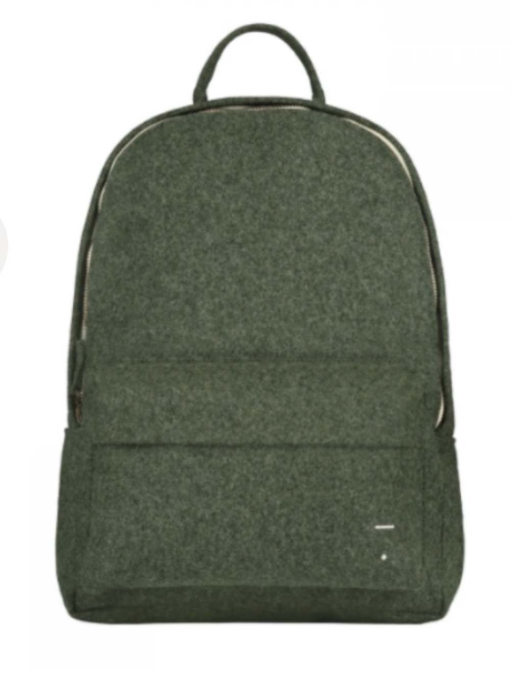 Gray Label Kids Wool Felt Backpack in moss